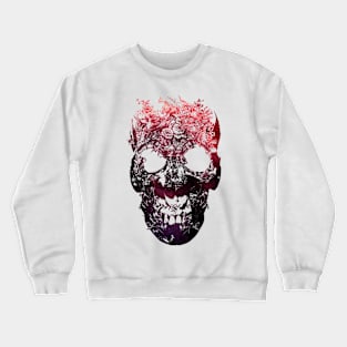 Floral Skull Crewneck Sweatshirt